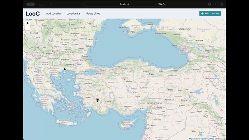 Location App - TypeScript